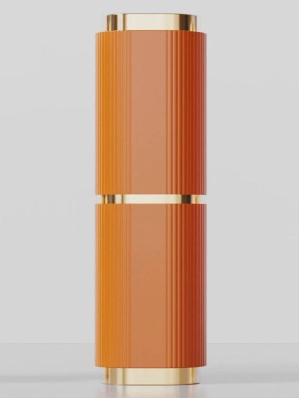 Toothbrush Holder Storage Organizer Orange and Gold
